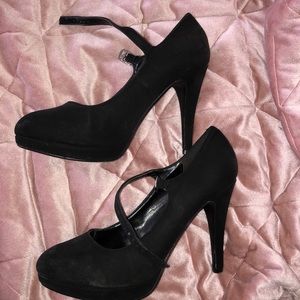Black heels